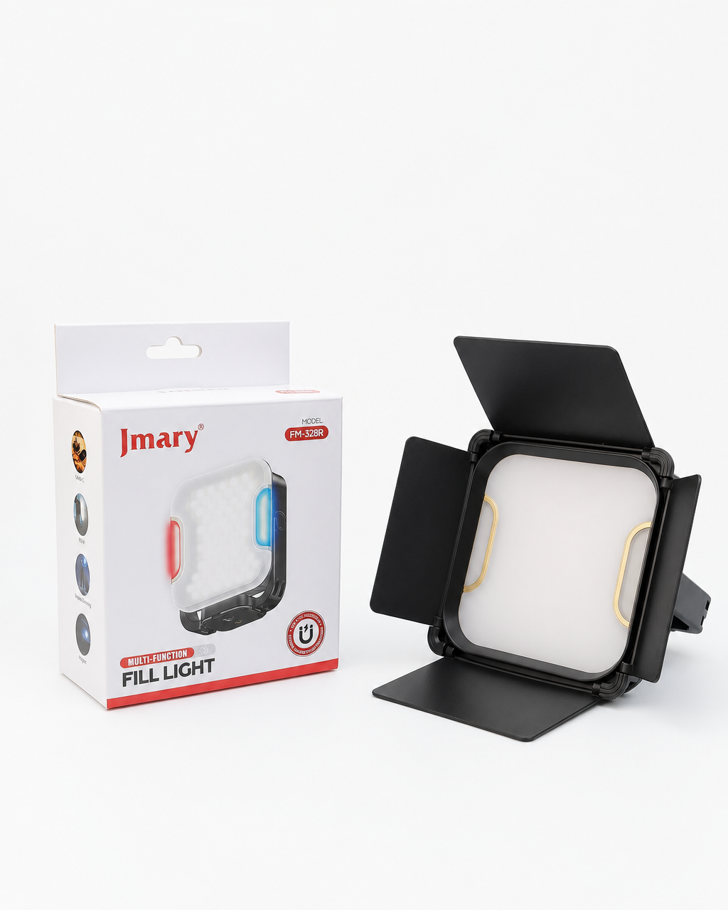 LED chiroq Jmary FM-328R RGB 30W — sozlanadigan video yoritgich — Jmary