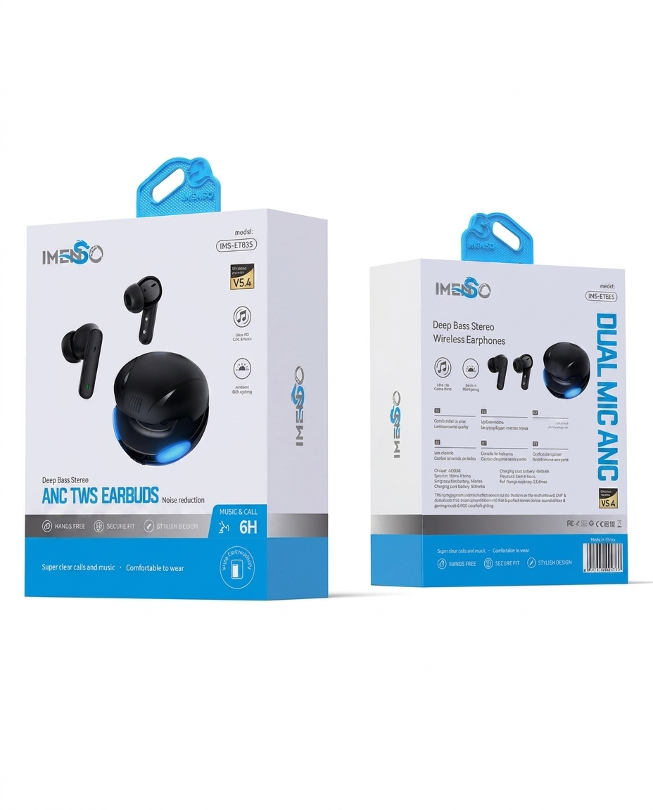 Simsiz quloqchin Imenso IMS-ET035 Bluetooth 5.4 ANC RGB — Imenso — AirBuds